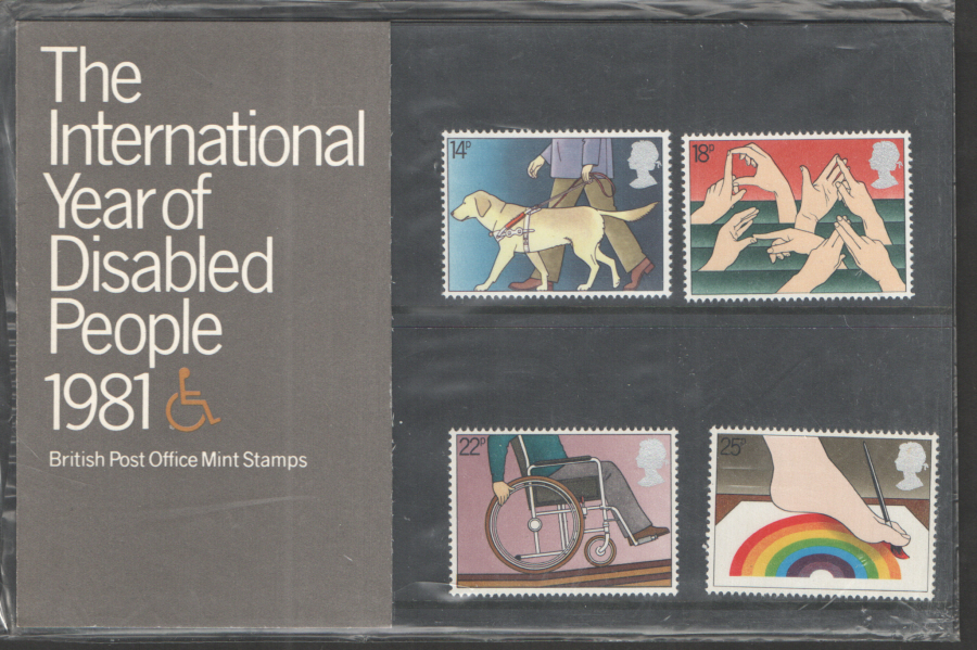 (image for) 1981 Year Of The Disabled Royal Mail Presentation Pack 125 - Click Image to Close